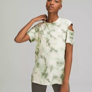 Lululemon all yours cut out shoulder short sleeve tee